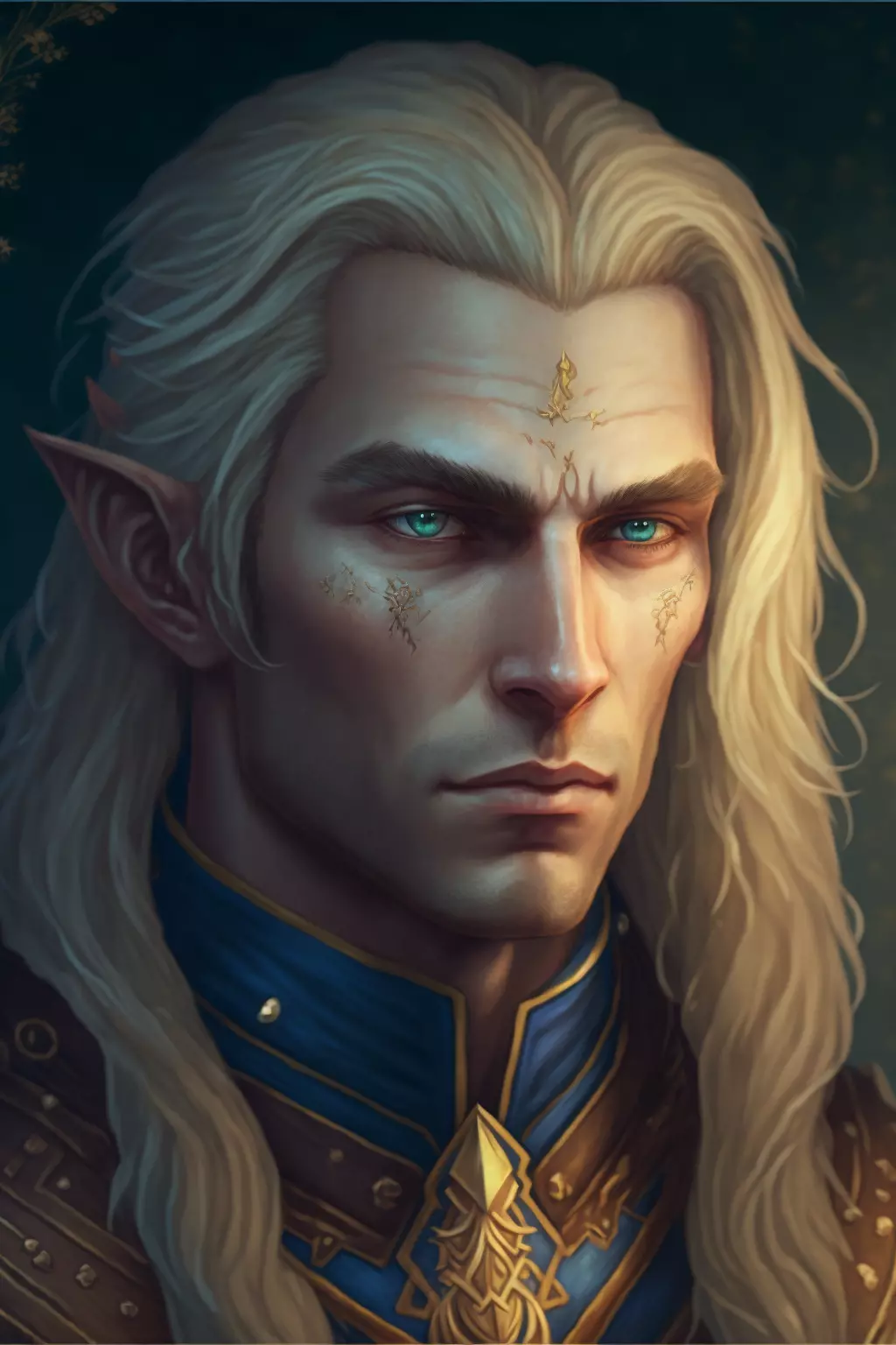 illustration d'un homme Eladrin